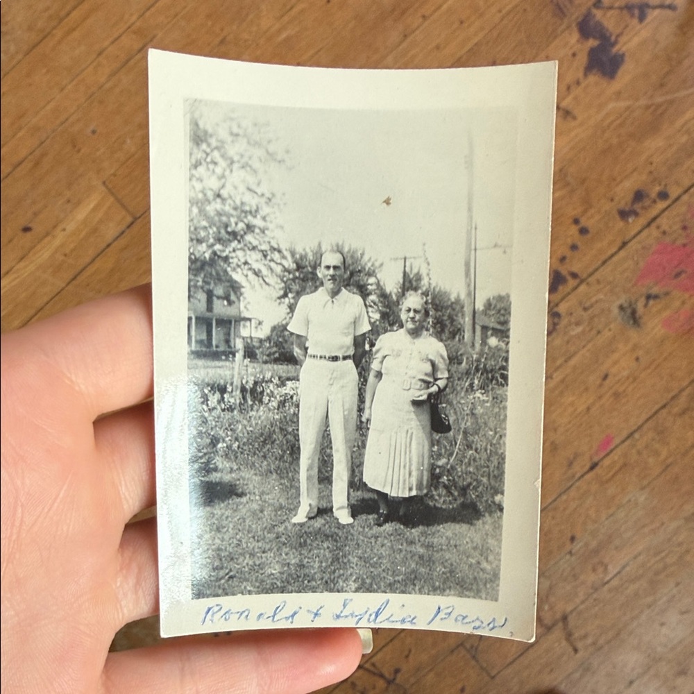 Vintage Black and White Photograph